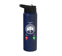 Call of Cthulhu Lovecraftian Horror Necronomicon Stainless Steel Insulated Water Bottle