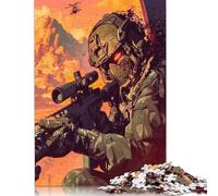 Call Of Duty Artwork Jigsaw Puzzles Puzzle for Adults Kids. 1000 Piece Great Gifts Challenge Toy Educational Games Home Decoration for Educational Games Gifts 1000pcs (75x50cm)