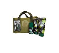 Call of Duty Men's Travel Set with Military-Style Wash Bag, 100ml Body Wash, 100ml Shampoo, 50ml Roll-On Deodorant, Gaming Gift Set