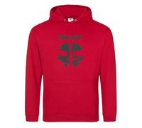 Call of Duty Ghosts Hoodie Red XX-large - Mens Gamer Pullover Sweatshirt, COD Ghost Mask Skull Design, Gaming Apparel for Boys, Teens & Adults, Cotton Blend, Casual Wear Gift