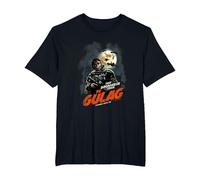 Call of Duty Halloween Gulag Tryhards Never Die Distressed T-Shirt, Men's Big and Tall, Black, 3X Tall