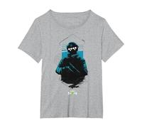 Call of Duty: Modern Warfare 2 Covert Soldier Portrait T-Shirt, Women's Plus, Heather Grey, 2X