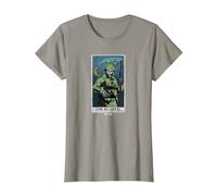 Call of Duty: Modern Warfare 2 The Reaper Retro Tarot Card T-Shirt, Women, Slate Grey, Small