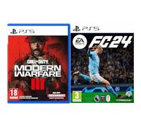 Call of Duty®: Modern Warfare® III -PS5™ (Exclusive to Amazon.co.uk) & EA SPORTS FC 24 Standard Edition PS5 | VideoGame | English