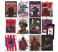 Call of Duty Poster Set Decorations Bundle ~ 12 Pcs Call of Duty: Cold War Posters (8.5"x11") With Phone Wallet and Decals (Call of Duty Room Decor for Boys)