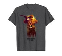 Call of Duty WWII - War Zone Front Line T-Shirt T-Shirt, Men, Dark Heather Grey, Large