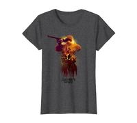Call of Duty WWII - War Zone Front Line T-Shirt T-Shirt, Women, Dark Heather Grey, 3X-Large