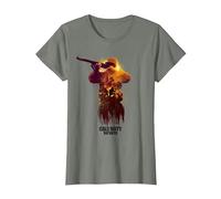 Call of Duty WWII - War Zone Front Line T-Shirt T-Shirt, Women, Olive Heather, Large