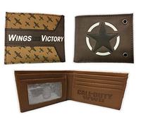 Call of Duty WWII Wings of Victory Bi-Fold Wallet Brown Mens Licensed