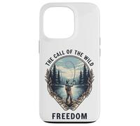 Call of the Wild Freedom Call of Nature Fishing Shore Motif Case for iPhone 13 Pro
