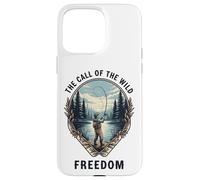 Call of the Wild Freedom Call of Nature Fishing Shore Motif Case for iPhone 15 Pro Max