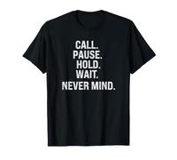 Call Pause Hold Wait Never Mind Mahjong T-Shirt