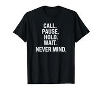 Call Pause Hold Wait Never Mind Mahjong Value Graphic T-Shirt, Men, Black, XL