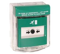 Call Point Stopper, Surface Mount, Green, Product Range STI - Call Point Stoppers, Security Acccessories