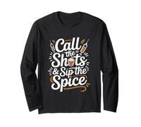 Call the Shots & Sip the Spice Pumpkin Spice Nurse Long Sleeve T-Shirt