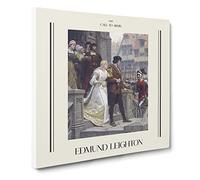 Call To Arms By Edmund Leighton Canvas Print | Gallery Wrapped 30mm Frame Wall Art | 14x14 inches | Ready to Hang | Classic Picture | Living Room Bedroom Lounge Office