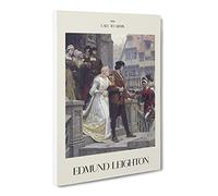 Call To Arms By Edmund Leighton Canvas Print | Gallery Wrapped 30mm Frame Wall Art | 20x14 inches | Ready to Hang | Classic Picture | Living Room Bedroom Lounge Office