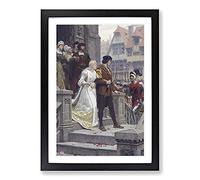 Call to Arms by Edmund Leighton Framed Print | A2 Black Framed Wall Art | Ready to Hang | Modern Nature Picture | Living Room Bedroom Lounge Office