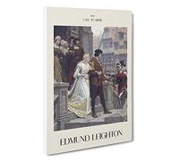 Call to Arms Edmund Leighton Canvas Print | Gallery Wrapped 30mm Frame Wall Art | 30x20 inches | Ready to Hang | Contemporary Picture | Living Room Bedroom Lounge Office