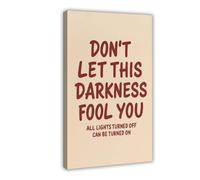 Call Your Mom This Darkness Fool You Canvas Poster Wall Art Decor Print Picture Paintings for Living Room Bedroom Decoration 08x12inch(20x30cm)