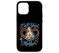 Call Your Mother. Virgin Mary with Holy Rosary Case for iPhone 12/12 Pro