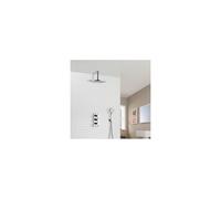 CALLA 2 WAY ROUND CEILING THERMOSTATIC CONCEALED BATHROOM SHOWER SET MIXER