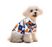 Calla & Bird of Paradise Pattern Print Pet Clothes - Cotton T-Shirts Soft Breathable Pet Apparel for Small,Medium and Large Dogs and Cats