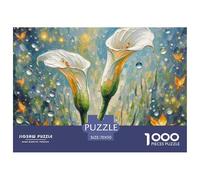 Calla Lily 1000 Piece Puzzles Adults Fun Challenging Creative Gift Adults for Kids Home Decoration Puzzles 70x50cm/1000pcs