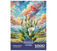 Calla Lily Puzzle 1000 Pieces Adults Relax Fun Educational Activity Smooth Cut Board 38x26cm/1000pcs