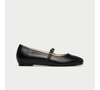 Calla Rosemary - Black Leather Ballerinas - UK 4 / EU 37