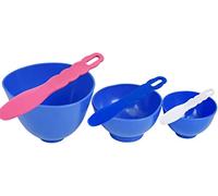 Calla Scorpio 3Pcs Flexible Rubber Mixing Bowls Rubber Plastic Spatulas for Alginate and Plaster Materials + 3PCS Mixing Spatulas