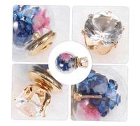 CALLARON 1 Pair Chic Glass Ball Earrings with Dried Flowers Unique Ear Adornment for Parties Weddings Everyday Wear Double Sided Spherical Design present for Women