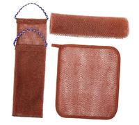 CALLARON 1 Set African Net Exfoliating Washcloth Targeted Body Scrubber for Back Feet and Face Deep Cleansing Luxurious Lathering Shower Experience Efficient Exfoliation for Smooth Skin