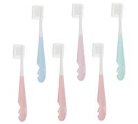 CALLARON 1 Set Soft Bristle Toothbrush Assorted Color Cleaning Tools for Durable and Plaque Fun Design to Attract Young
