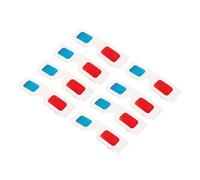 CALLARON 100Pcs Anaglyph Cardboard Glasses Lightweight Portable Eyewear for Adults Movie Video Viewing