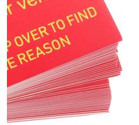 CALLARON 100pcs Bad Parking Cards Humorous Design for Private Vehicles Removable Paper Warning Stickers Effective Reminder for Commercial Parking Lots