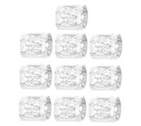 CALLARON 100pcs Dreadlock Hair Extension Ring Metal Hair Braid Beads Clips Adjustable Jewelry for Women Braids and Dreadlocks