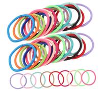 CALLARON 100Pcs Elastic Hair Bands for Women Hair Circles Rings Strong Hold Knitting Rope for Daily Wear Styling for and Every Occasion