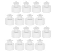 CALLARON 100Pcs Plastic Push Pull Water Bottle Replacement Caps, 28Mm Diameter Leak-Proof Sports Bottle Lids, Hand Pull Push Top for Liquid Storage and Refill