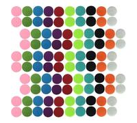 CALLARON 100pcs Replaceable Essential Oil Pads Car Aromatherapy Pad Fiber Cotton Sheet Material Long Time Use for Different Occasions and Everyday Needs Random Color