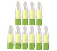 CALLARON 10pcs Aloe Shaped Lipstick Containers Portable Travel Lip Cream Tubes Durable Sturdy Lipstick Bottles for DIY Makeup Compact Design for