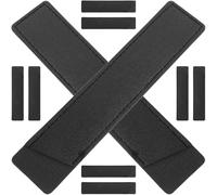 CALLARON 10pcs Black Pu Leather Pen Sleeve Set Leak-proof Nurse Pen Organizer Pouch Ballpoint Case Suitable for Medical Professionals and Office Use