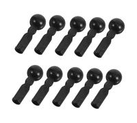 CALLARON 10pcs Black Umbrella Tail Bead Replacement for Folding Umbrellas Soft Safety Material Fit Patio Parts Secure Fit Easy Installation