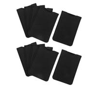 CALLARON 10pcs Eyelash Tool Storage Case in Pu Leather for Comb Storage Sleeve and Comb Bag for Makeup Tools Pouch Keeping Tweezers Organized During Travel