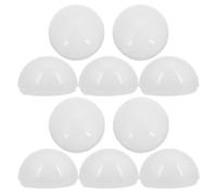 CALLARON 10pcs LED Vanity Light Globes Replacement Light Globes Hemispherical PC Material Soft Lighting Modern Stylish Design Versatile Application for Bathroom and Living Room