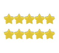 CALLARON 10pcs Magnetic Whiteboard Erasers Set, Mini Star-Shaped Dry Erase Board Wipes with Eva Felt, Portable Classroom and Teacher Chalkboard Cleaning Supplies