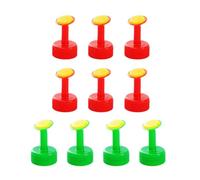 CALLARON 10pcs Mini Watering Nozzles for Bottles, Portable PVC Sprinkler Caps with Smooth Surface and One-Hand Use, for Garden Irrigation and Plant Watering Random Color