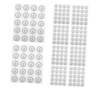 CALLARON 10pcs Numeric Stickers Stickers Lipstick Sticky Numbers for Classroom Number Cutouts for Classroom Lash Glue for Eyelash Clusters Black Eyelash Glue Lash Adhesive Seal Stamp Paper
