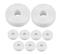 CALLARON 10pcs Polyester Floss Core Refill Spools Strong Flexible Tooth Floss Replacement for Oral Care Compatible with Dispensers and Gums