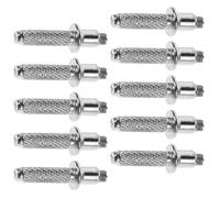 CALLARON 10pcs Replaceable High Carbon Steel Walking Stick Tips Anti-slip End Caps for Hiking Trekking Pole Accessories Rod Tip Repair Kit for Outdoor Use